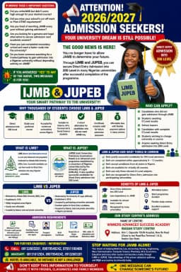 IJMB and JUPEB